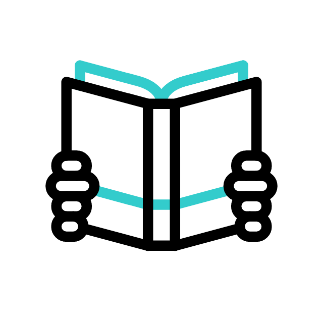 illustration icone animée lire