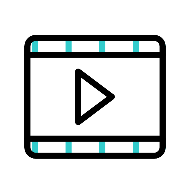 illustration icone animée vidéo