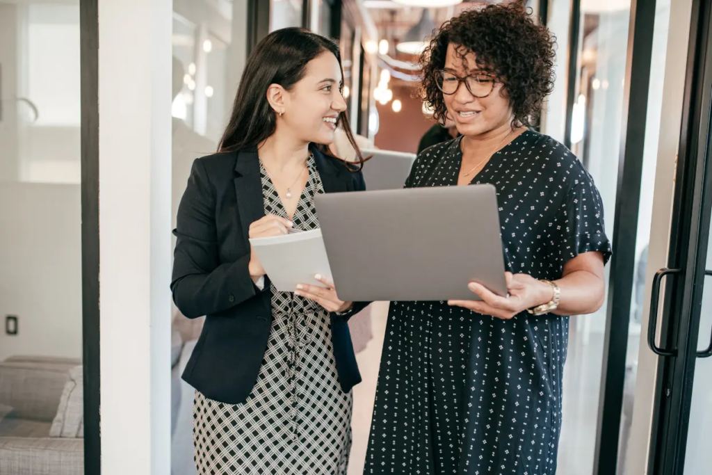 people working together