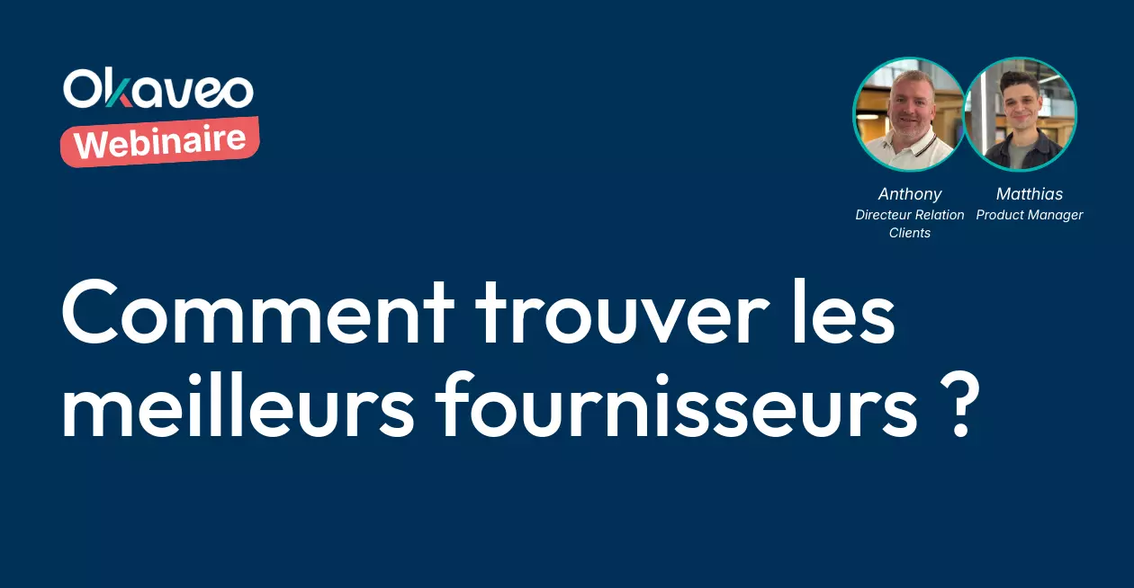 Webinaires okaveo sourcing
